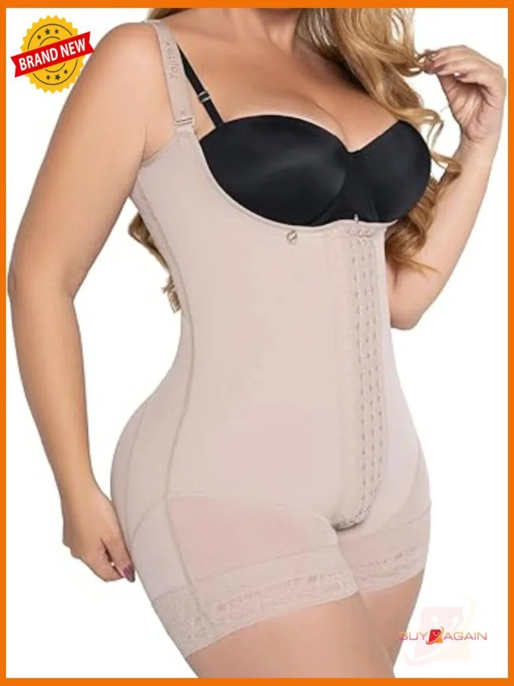 High Compression Shapewear Bodysuit with Butt Lifter